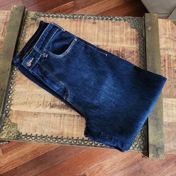 PILCRO The Column Ultra High-Rise Cropped Jeans Size 29 - Picture 3 of 9